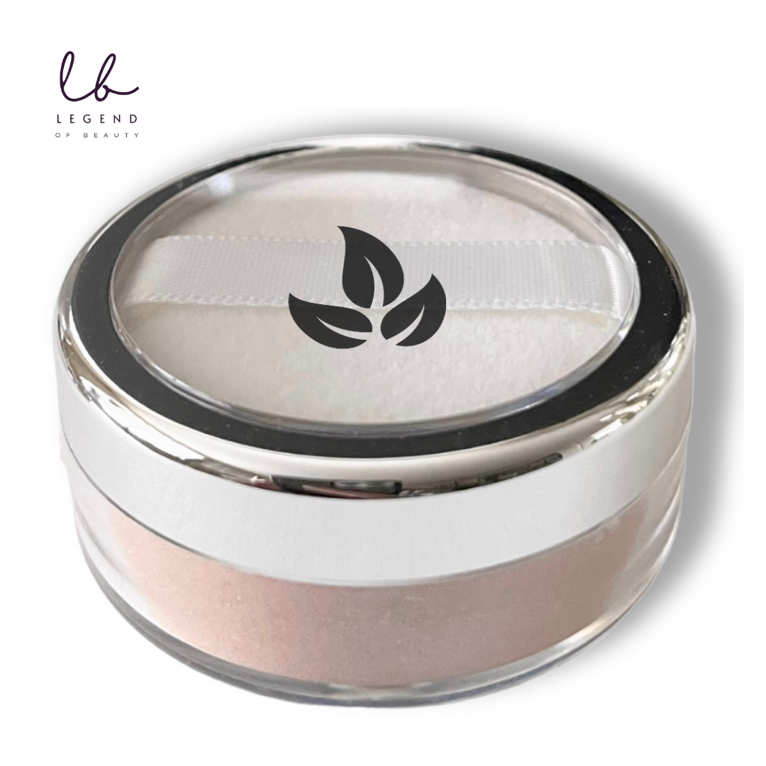 Mineral Powder Foundation (PEACH) (10g, 0.35oz.) - Legend of Beauty