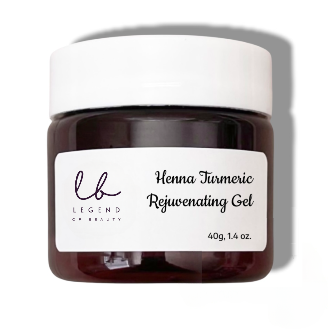 Henna Turmeric Rejuvenating Gel (40g, 1.4oz.) - Legend of Beauty