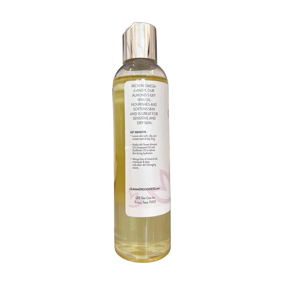 Glimmer Goddess® Organic Sweet Almond Silky Skin Oil
