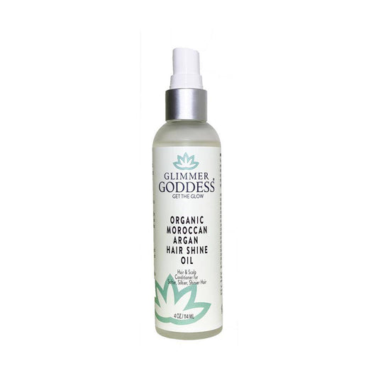 Glimmer Goddess® Organic Moroccan Argan Oil Hair Shine Oil