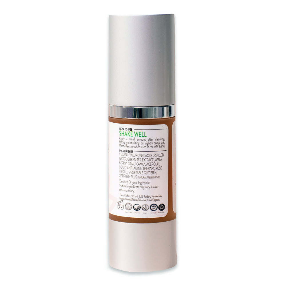Glimmer Goddess® Organic Hyaluronic Acid Serum - Skin Plumper