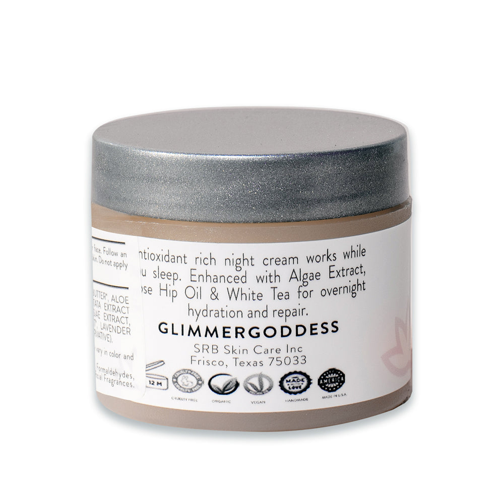 Glimmer Goddess® Organic Night Cream